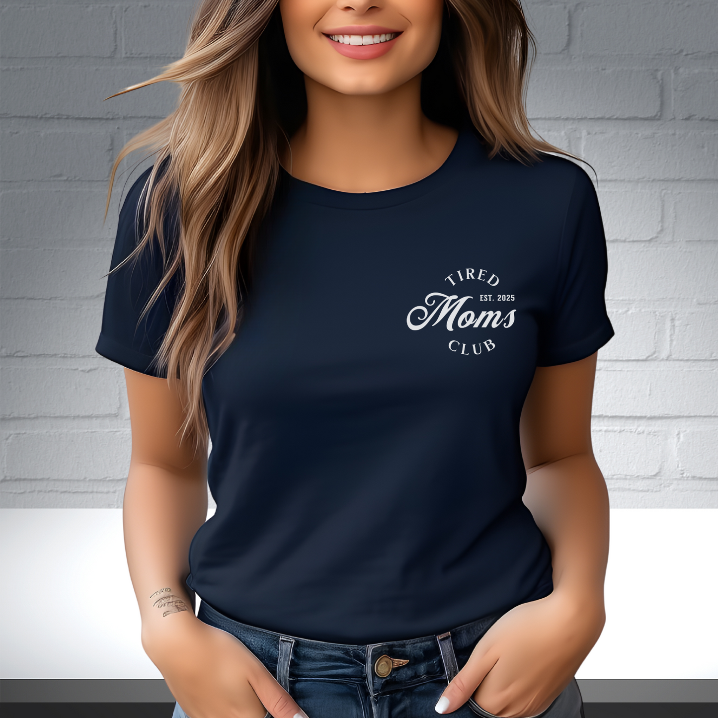 Personalized Tired Moms Club Shirt – Funny Mother's Day Gift & Mom Life Appreciation